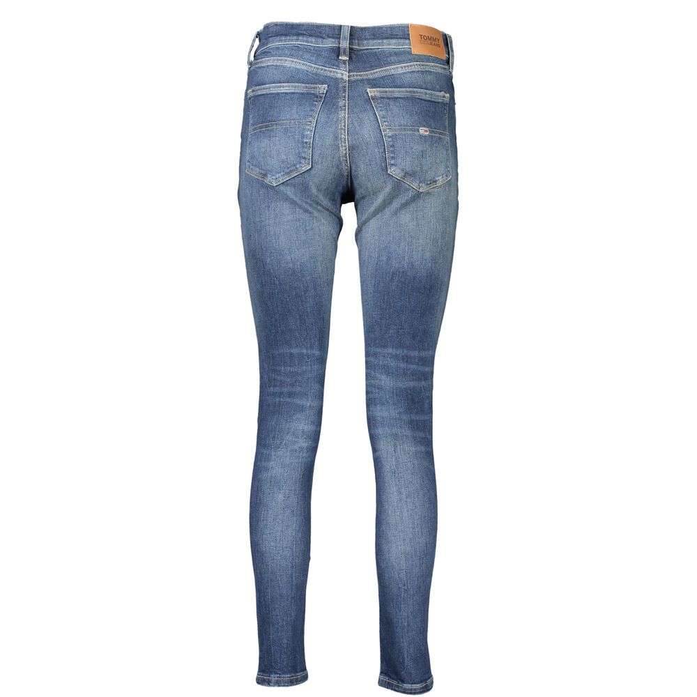 Tommy Hilfiger Blaue Baumwoll-Skinny-Jeans für Frauen