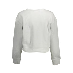 Calvin Klein Grauer Baumwollpullover für Frauen