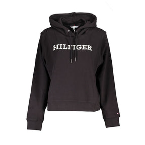 Tommy Hilfiger Schwarzer Baumwollpullover für Frauen