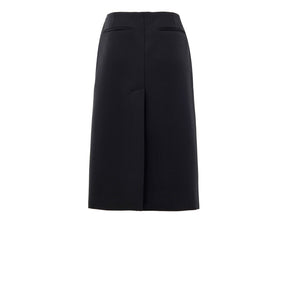 Gucci Elegante Midi-Wollrock in Schwarz