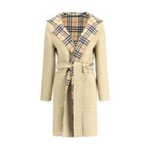Burberry Beiger Wollmantel