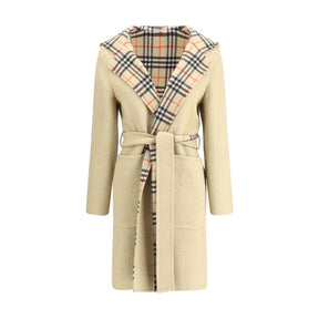 Burberry Beiger Wollmantel