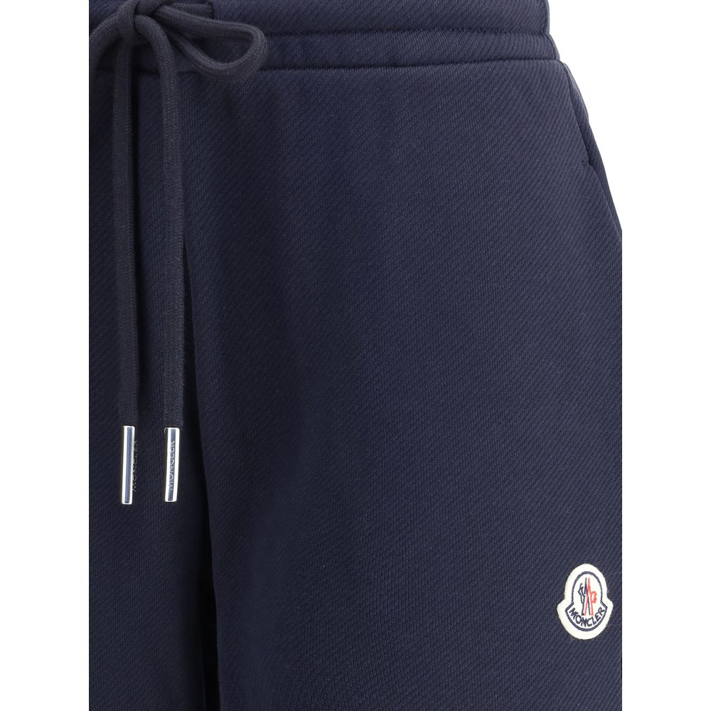Moncler Blaue Baumwoll-Jogginghose (Trainingshose)