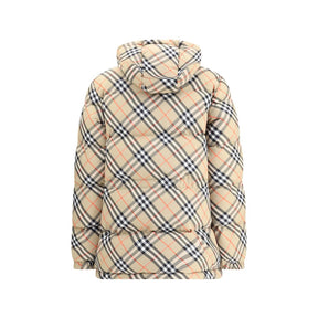 Burberry Beiger Polyester-Mantel in voller Länge
