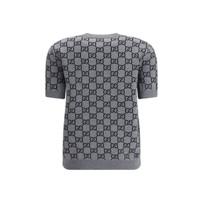Gucci Grauer Woll-Sweatshirt