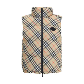 Burberry Buntes ärmelloses Polyester-Jackett