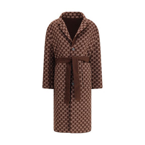 Gucci Brauner Wollmantel