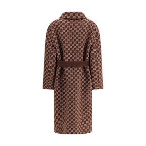 Gucci Brauner Wollmantel