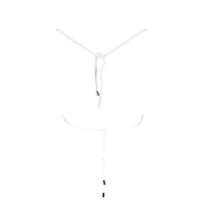 Karl Lagerfeld Weiße Elastan-Badebekleidung