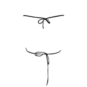 Karl Lagerfeld Schwarz Elastan Bademode