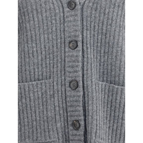 Gucci Grauer Wollcardigan