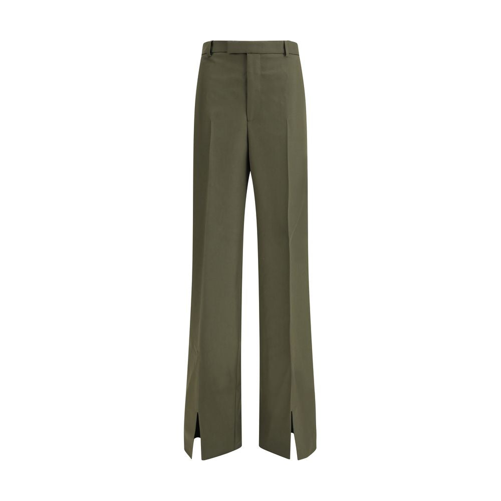 Gucci Grüne Wollhose