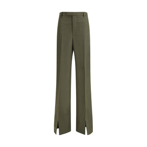 Gucci Grüne Wollhose