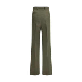 Gucci Grüne Wollhose