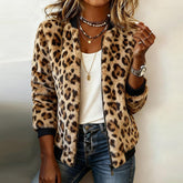 Leopard Faux Fur Winterjacke – warm, kuschelig, stylisch