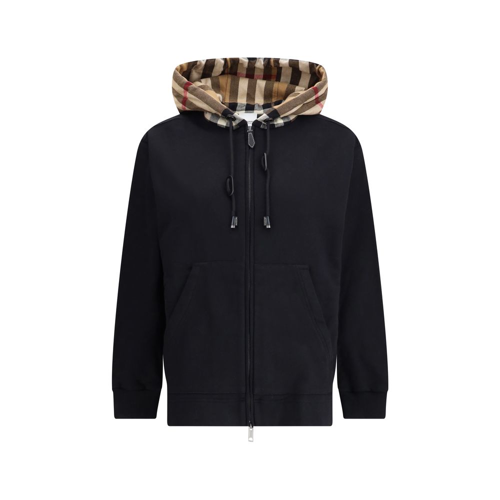 Burberry Baumwoll-Sweatshirt in Schwarz