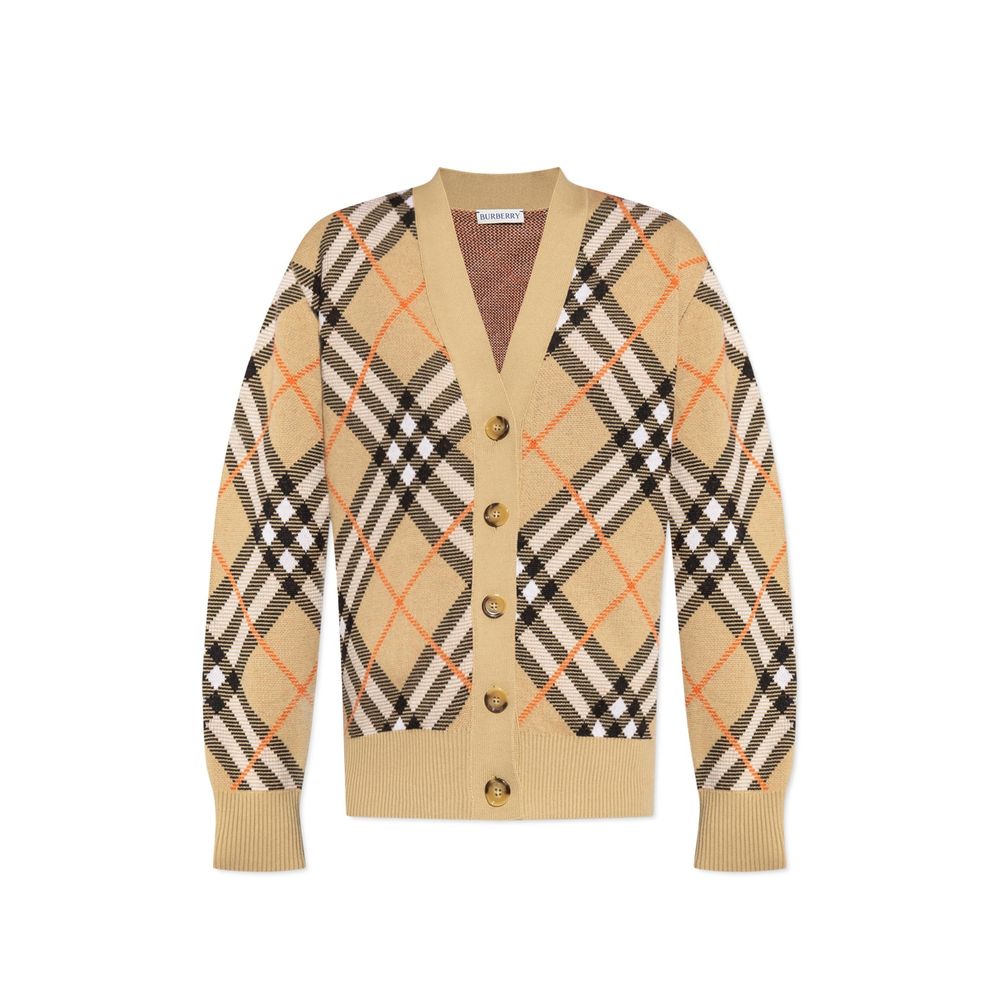 Burberry Brauner Mohair-Cardigan