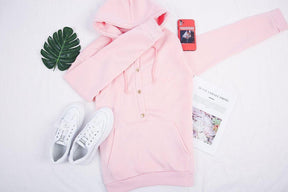 Winter-Essential: Stilvoller Front Pocket Button Down Hoodie für ultimativen Komfort