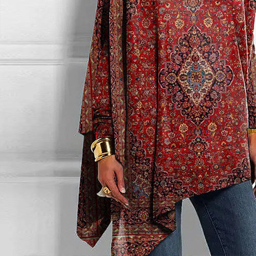 Winter-Chic: Elegantes Langarm-Top mit Boot-Ausschnitt - Wärme trifft auf Stil