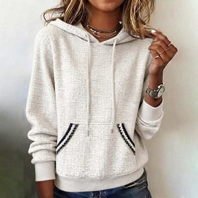 Kuschel Hoodie Off-White Damen – Warm durch den Winter