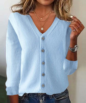 Winter-Essential: Basic Long Sleeve Plain Cardigan für stilvolle Wärme